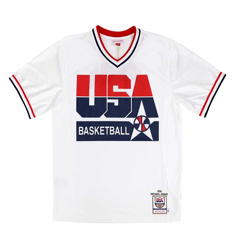 NBA Store 熱賣商品推薦2. M&N 92 Dream Team 投籃熱身短T Michael Jordan