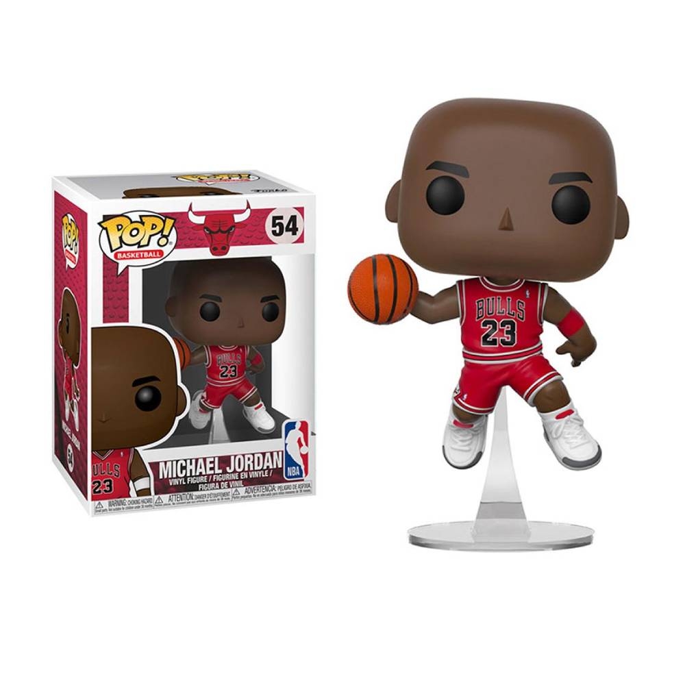 Funko POP NBA 大頭公仔公牛隊Michael Jordan 紅色FK36890│NBA Store