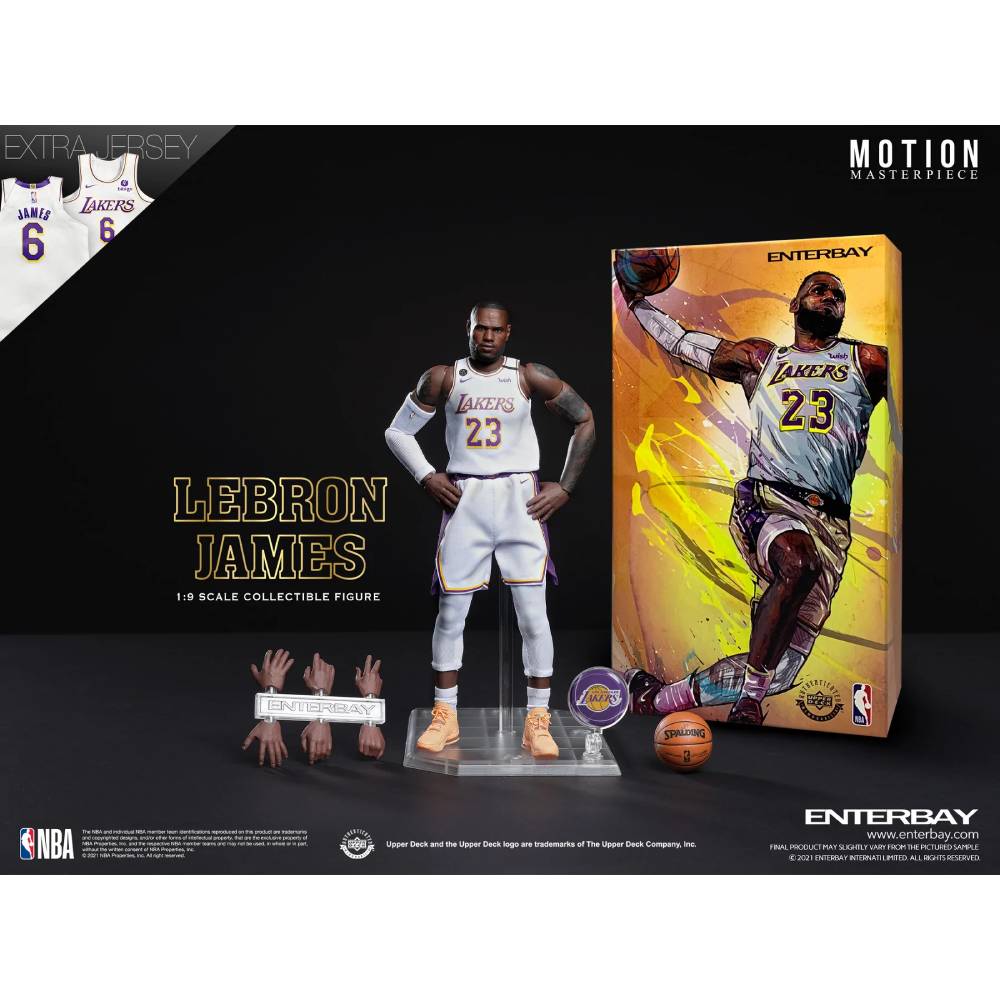 ENTERBAY 1/9 NBA公仔湖人隊LeBron James MM-1210│NBA Store線上商店