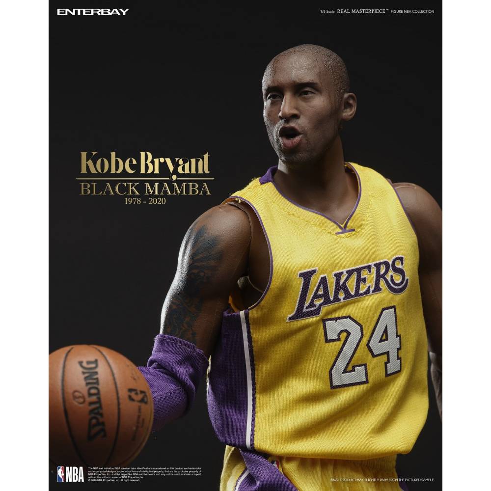 ENTERBAY 1/6 NBA公仔黑曼巴紀念款湖人隊Kobe Bryant RM-1036
